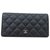 Chanel Yen wallet in Black Caviar leather  ref.126842