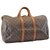 Louis Vuitton Keepall 50 Brown Cloth  ref.126895
