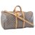 Louis Vuitton Keepall Bandouliere 55 Brown Cloth  ref.126899
