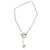 Necklace Chanel, Vintage Collection * Collector * Metallic Silver  ref.126946