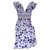 Just Cavalli fluid dress White Purple Viscose  ref.126948