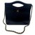 Chanel vintage bag Black Leather  ref.127013