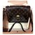 BAG LOUIS VUITTON COVER METIS WITH BOX Brown Leather  ref.127066