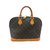 Louis Vuitton ALMA MONOGRAM Brown Leather  ref.127078