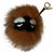 Fendi Bag Bug Brown Fur  ref.127112