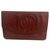 Chanel Wallets Dark red Leather  ref.127179