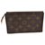 Louis Vuitton pochette Brown Cloth  ref.127223