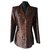 Yves Saint Laurent Vestes Marron Noir  ref.127234