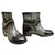 Salvatore Ferragamo Salvatore Feragamo boots model Nolas mint condition Grey Patent leather  ref.127299