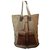 Delvaux Kangourou pliage Polyester Cuirs exotiques Bronze  ref.127304