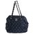 Chanel bubble Navy blue Leather  ref.127319