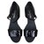 Chanel Sandals Black Leather Patent leather  ref.127320