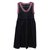 Givenchy Robes Soie Coton Polyester Acetate Noir Multicolore  ref.127321