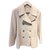 Hermès Coat Beige Grey Cashmere  ref.127328