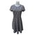 Stella Mc Cartney Dresses Black Grey Cream Cotton Wool Elastane Polyamide Acrylic  ref.127330