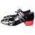 Yves Saint Laurent chaussure style ballerine Cuir vernis Noir  ref.127352