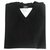 CHANEL PULL HOMME COL V EN JERSEY TAILLE SMALL / ARTICLE NEUF Coton Laine Bleu Marine  ref.127386