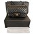 Chanel Chevron Mini sac rectangulaire Cuir Noir  ref.127420