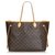 Louis Vuitton Brown Monogram Neverfull GM Leather Cloth  ref.127466