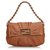 Fendi Brown Leather Mia Shoulder Bag  ref.127507
