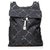 Chanel Black Old Travel Nylon Backpack White Cream Cloth  ref.127509