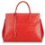 Louis Vuitton Red Epi Marly MM Roja Cuero  ref.127510