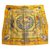 Hermès Silk scarves Yellow  ref.127531
