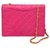 Chanel handbag Pink Leather  ref.127689