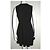Autre Marque Needle & Thread Schwarzes Kleid mit Spitze Weiß - Ansicht 4
