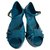 Moschino sandali Verde Di gomma  ref.127722