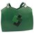 Hermès Handbags Green Leather  ref.127728