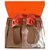 Hermès Hermes Omaha sandals Orange Leather  ref.127739