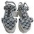 Opening Ceremony Sandales Coton Toile Gris  ref.127740