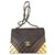 Chanel Handbags Dark brown Leather  ref.127754