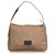 Fendi Brown Zucchino Canvas Shoulder Bag Light brown Leather Cloth Cloth  ref.127773