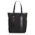 Fendi Black Zucchino Canvas Tote Bag Leather Cloth Cloth  ref.127812