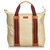 Gucci Brown Web Canvas Weekender Multiple colors Beige Leather Cloth  ref.127823
