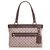 Louis Vuitton Pink Monogram Mini Lin Lucille PM Brown Leather Cotton Cloth  ref.127841