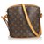 Louis Vuitton Brown Monogram Drouot Leather Cloth  ref.127842