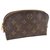 Louis Vuitton Pochette Accessoires Brown Cloth  ref.127854