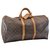Louis Vuitton Keepall 55 Brown Cloth  ref.127860