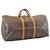 Louis Vuitton Keepall 60 Brown Cloth  ref.127861