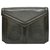 Yves Saint Laurent Classique Leather Cuir Noir  ref.127960