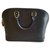 Louis Vuitton ALMA Black Leather  ref.127966