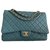 Maxi Chanel blue Leather  ref.128017