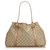 Gucci Brown GG Jacquard Twin Tote Bag Light brown Dark brown Leather Cloth  ref.128039