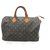Louis Vuitton Speedy 35 monogramma Marrone Pelle  ref.128080
