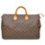 Louis Vuitton Speedy 40 Brown Cloth  ref.128121
