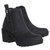 Office London Ankle Boots Black Leather  ref.128151