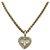 Chopard necklace "Happy Diamonds" yellow gold, diamants. Small model.  ref.128154